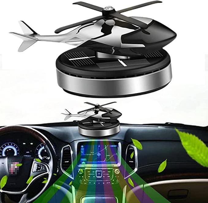 New Helicopter alloy Solar Car Air Perfume Diffuser 2.0
